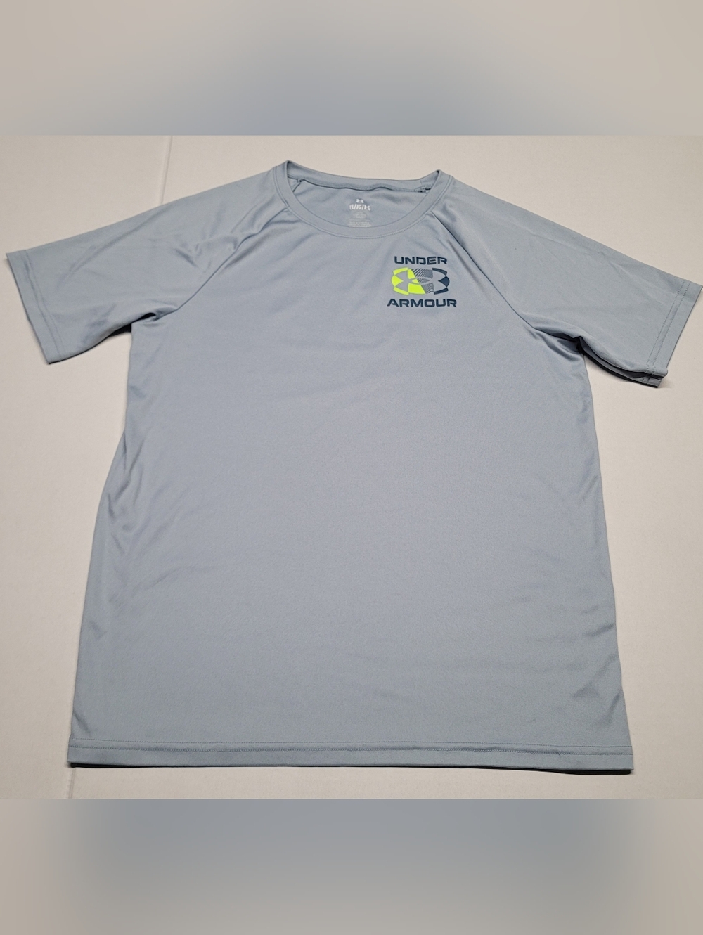 Under Armour Light Blue Athletic Tee with Logo